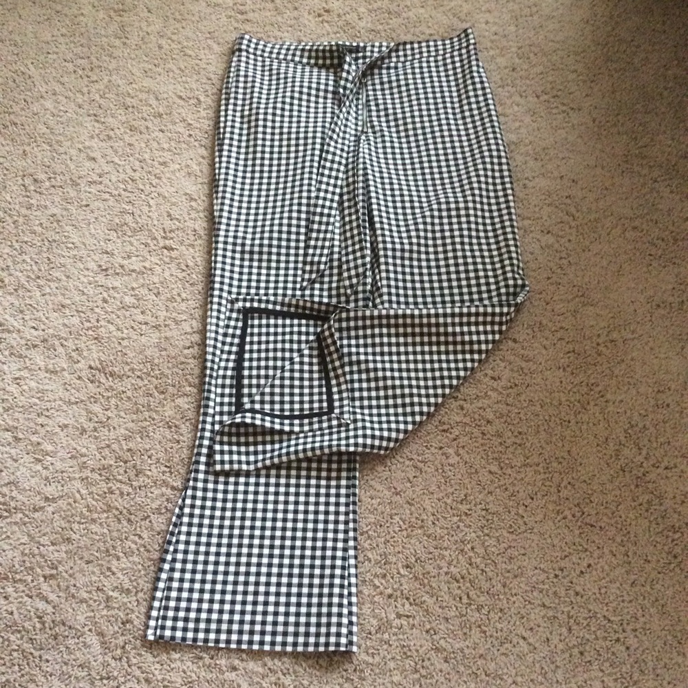 Zara Trafaluc Collection checkered Pants